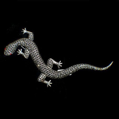  Broche lagartija