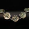 Pulsera de plata de ley con monedas romanas de cobre