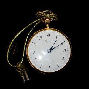 Reloj oro de ley de bolsillo Berthoud Sonería, llave original
