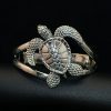 Brazalete plata de ley con forma de tortuga
