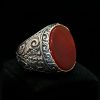 Sello anillo caballero cornalina central