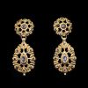 Pendientes isabelinos oro 18k y diamantes